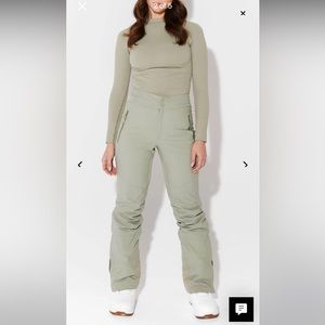 Halfdays Alessandra Ski Pant Sage Green